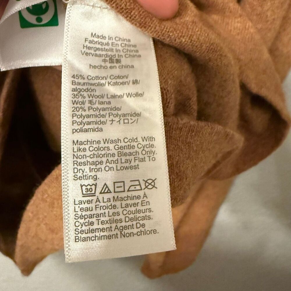 J. Crew Teddie Sweater Brown Size XL - Picture 3 of 5